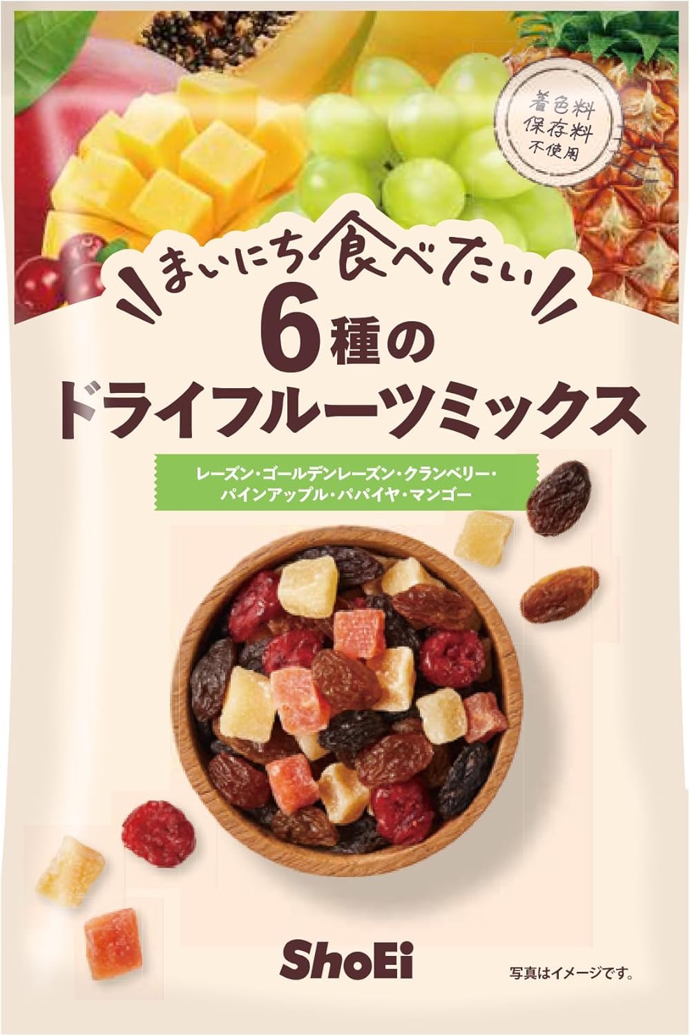 正栄食品工業 まいにち食べたい 6種のドライフルーツミックス 135ｇ