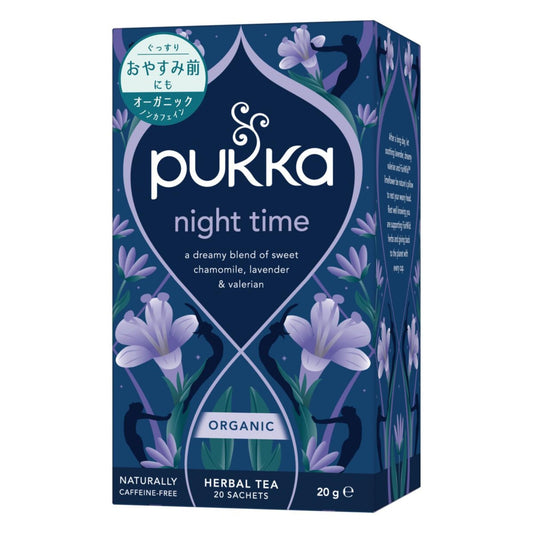 pukka (パッカ) オーガニックハーブティー ナイトタイム ティーバッグ20袋 | ノンカフェイン