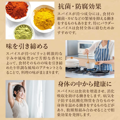 D'sTs スパイス カレー ターメリック クミンパウダー コリアンダーパウダー カレー粉 無添加 100g 3種セット
