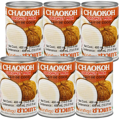 アライドコーポレーション チャオコー ココナッツミルク 400ml ×6個